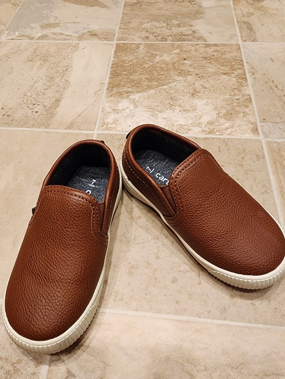 Carter's Brown Slip-On Kids Dress Shoes